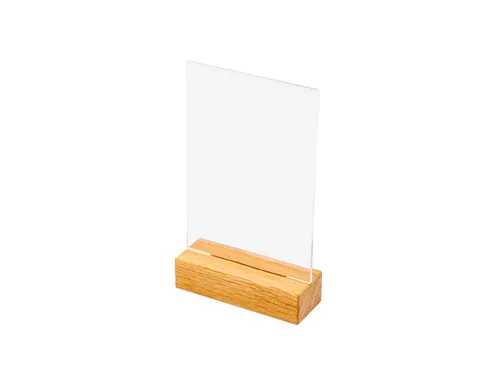 Houten Menuhouder T Tafeldisplay A6 Portret