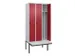 locker voor scheiding van kleding,HxBxD 2120x900x815mm,3vak