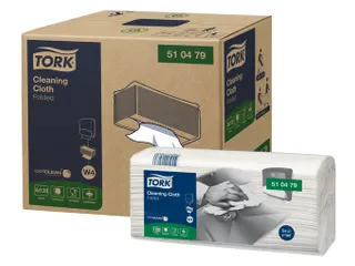 Reinigingsdoek Tork Cleaning W4 flexibel nonwoven 120st wit 510479 - 6
