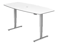 In hoogte verstelbare vergadertafel,HxBxD 635-1285x2200x1030mm