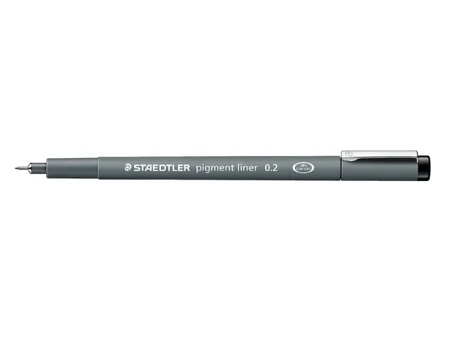 Fineliner Staedtler Pigment 308 zwart 0.2mm