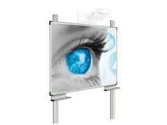 Projectiebord 120x192cm kolom mat wit Extraflat 16:10