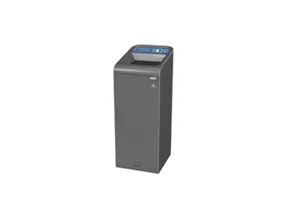 Configure Recyclingstation Plastic BE NL 57 Liter Antraciet Blauw - 1