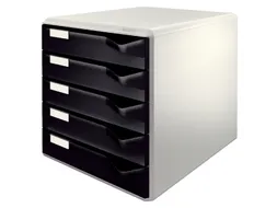 Ladenblok Leitz 5280 5 laden zwart
