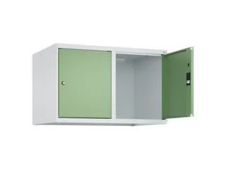 opzetkast,v. locker,2vak.,vak B 400mm,HxBxD 500x800x500mm,vleugeldeur - 2