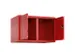 Rehausse d’armoire 2 compartiments L400mm RAL3020/RAL3020