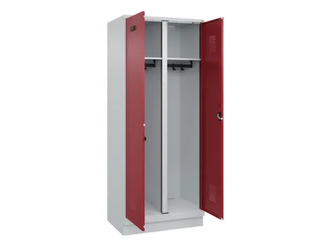 locker voor scheiding van kleding,HxBxD 1950x800x500mm,2vak