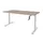 Dextro Slinger Bureau Zit-sta T-poot 120x80 Hav/kers 25mm Wit