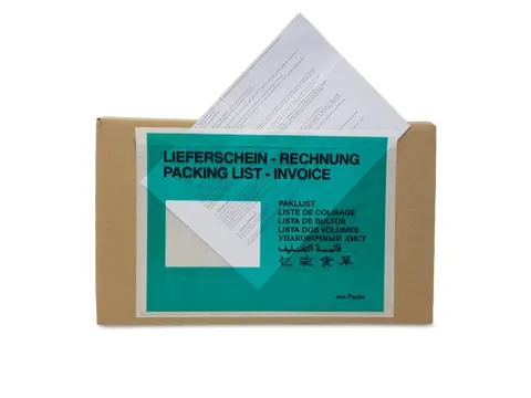 Paklijstenvelop Papier Bedrukt Document C5 doos à 1000 stuks