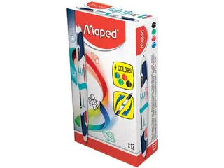 4-kleuren balpen Twin Tip, klassieke kleuren - 2