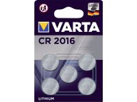 Batterij Varta knoopcel CR2016 lithium blister à 5 stuks