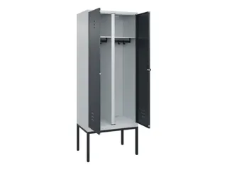 locker voor scheiding van kleding,HxBxD 2120x800x500mm,2vak - 2