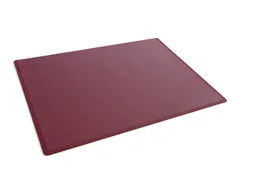 Schrijfonderlegger Rood 530x400 mm met transparant afdekvel PP