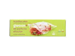G'woon Hersluitbare zakjes 30x 0.4l en 30x 1.2l