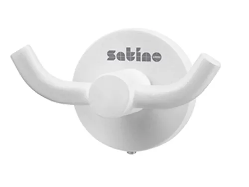 Kledinghaak Satino 2 haaks wit 332180