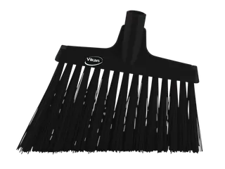 Hygiene 2914-9 hoekbezem zwart harde lange schuine vezels - 1