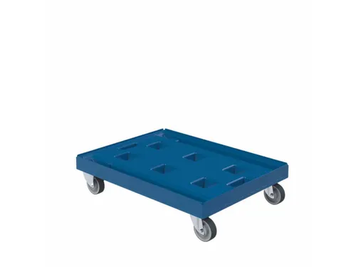 transportwagen,stapelbaar,draagverm. 300kg,laadvl. LxB 804x602mm