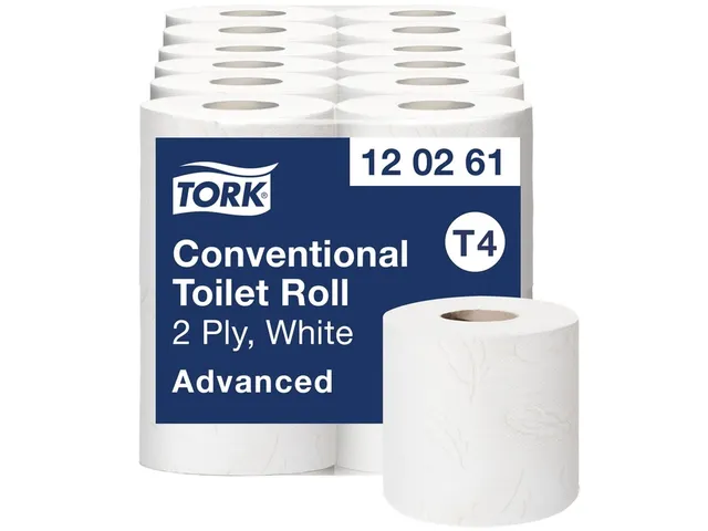 Toiletpapier Tork T4 120261 2-Laags Advanced Xl 4 Rollen 488 Vel