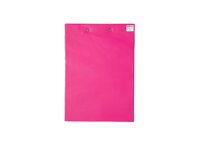 Klembord MAUL A4 staand PVC neon roze