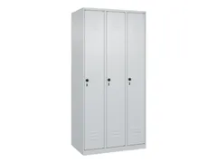 locker,HxBxD 1850x900x500mm,3vak,vak B 300mm,draaigrendel