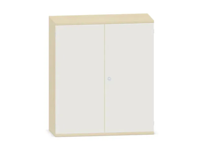 kantoorkast,HxBxD 1150x1000x430mm,decor romp esdoorn,decor front wit