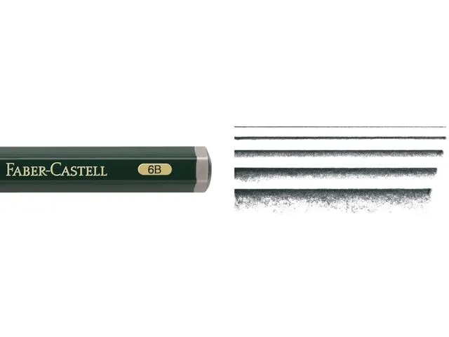 Crayon Faber Castell 9000 Jumbo 6B