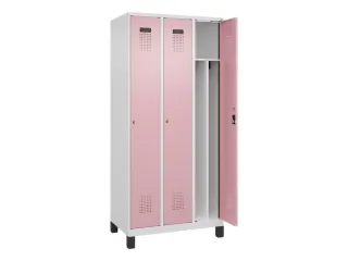 locker voor scheiding van kleding,HxBxD 1950x900x500mm,3vak - 1