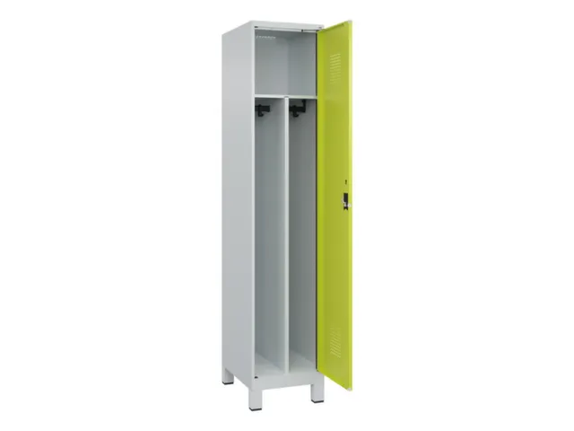 locker voor scheiding van kleding,HxBxD 1950x400x500mm,1vak