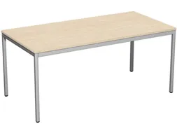 Bureau Hxbxd 720x1600x800mm Bladdecor Esdoorn Frame Ral9006