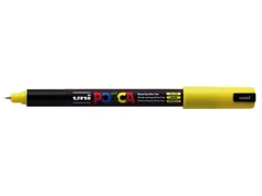 Verfstift Posca PC1MR Extra Fijne punt 0,7mm Geel