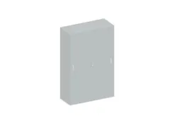 Schuifdeurkast 1540x1000x430mm Romp Lichtgrijs Decor Front Lichtgrijs