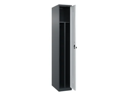 locker voor scheiding van kleding,HxBxD 1850x300x500mm,1vak