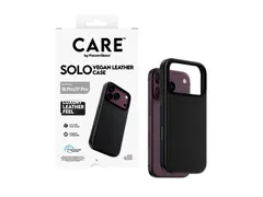 PanzerGlass CARE by Solo Vegan Leather Case Black w. MagSafe iPh