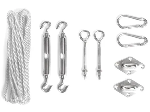 Bevestigingskit voor zonnezeil