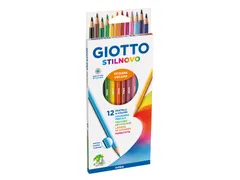 Kleurpotlood Giotto Stilnovo set à 12 kleuren