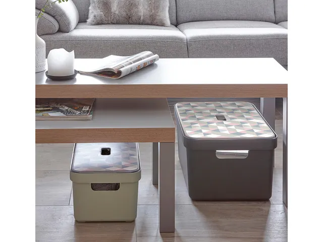 Sigma Home opbergbox 13L groen - 35x24,6x18,3cm