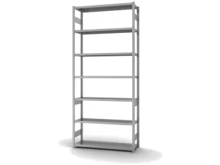 magazijnstelling,grondveld,HxBxD 3000x1360x435mm,vakl. 180kg - 2