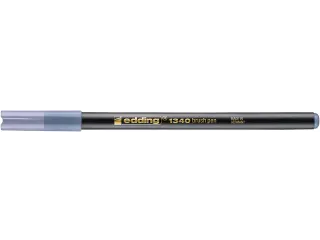 Brushpen edding 1340 zilver grijs - 3