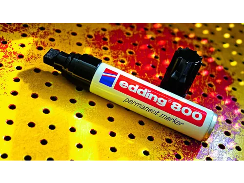 Viltstift edding 800 schuin zwart 4-12mm