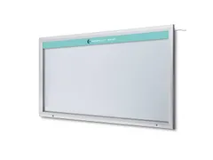 Bedrukt logopaneel 203x10cm voor Outdoor mededelingenbord 27x A4