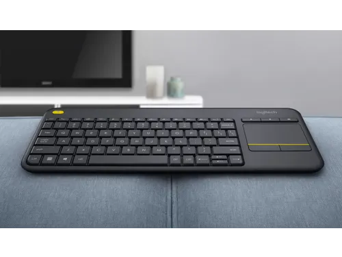 Wireless Touch Keyboard K400 Plus - Zwart, Belge (Azerty)
