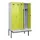 PBM-locker met bank,HxBxD 2120x1200x815mm,4vak,vak B 300mm