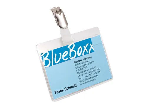 Badge Durable 8106 Met Clip 60x90mm