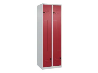 Z-garderobekast,HxBxD 1850x600x500mm,vak B 150/300mm,draaigrendel - 1