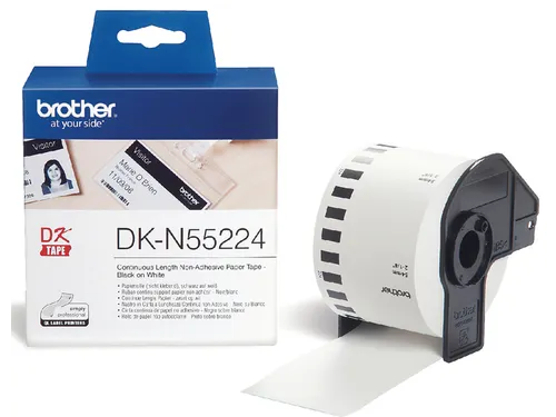 Etiket Brother DK-N55224 54mm 30-meter wit papier niet kleef