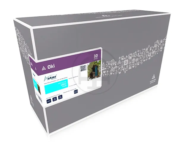 AS14822 ASTAR OKI 44844615 C8xx toner