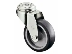 Zwenkwiel 65kg Boorgat Øxb 100x24mm Spoorvrij Blauwgrijs