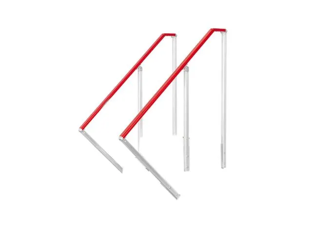 Main courante p. escalier mobile p. 4marches