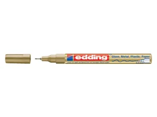 Viltstift Edding 780 Lakmarker Rond Goud/zilver 0.8mm Blister - 2