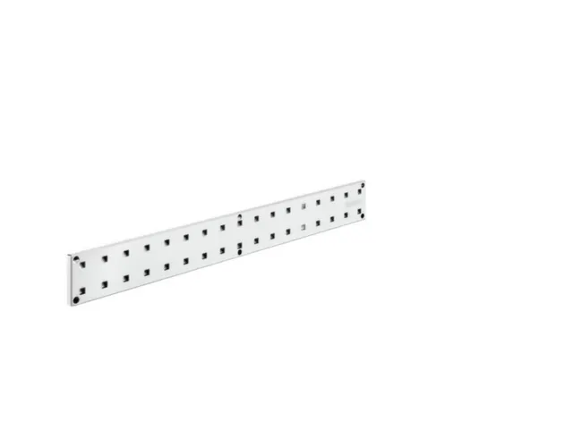 rail latéral à plaques perforées,HxlxP 76,2x650x13mm,acier,RAL7035